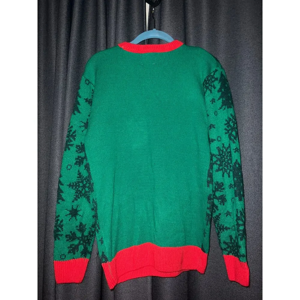 Ugly Christmas Sweater Xmas Size Small Cat - Picture 3 of 3